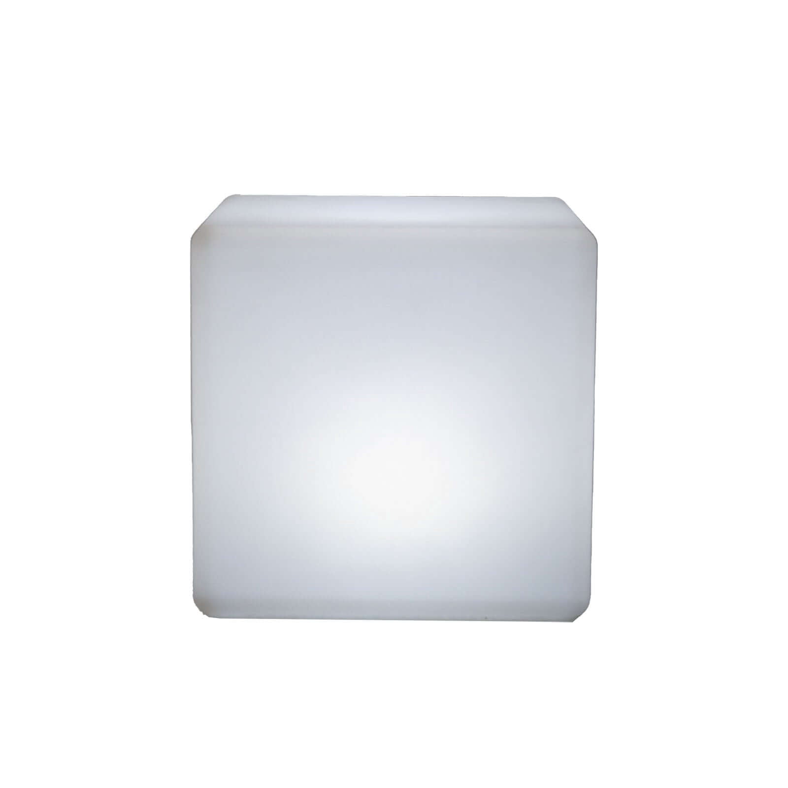 Efavormart 15.5" Cordless LED Rechargeable Light Cube Illuminated Furniture Stool - Color Changing, Waterproof with Accessory Bag