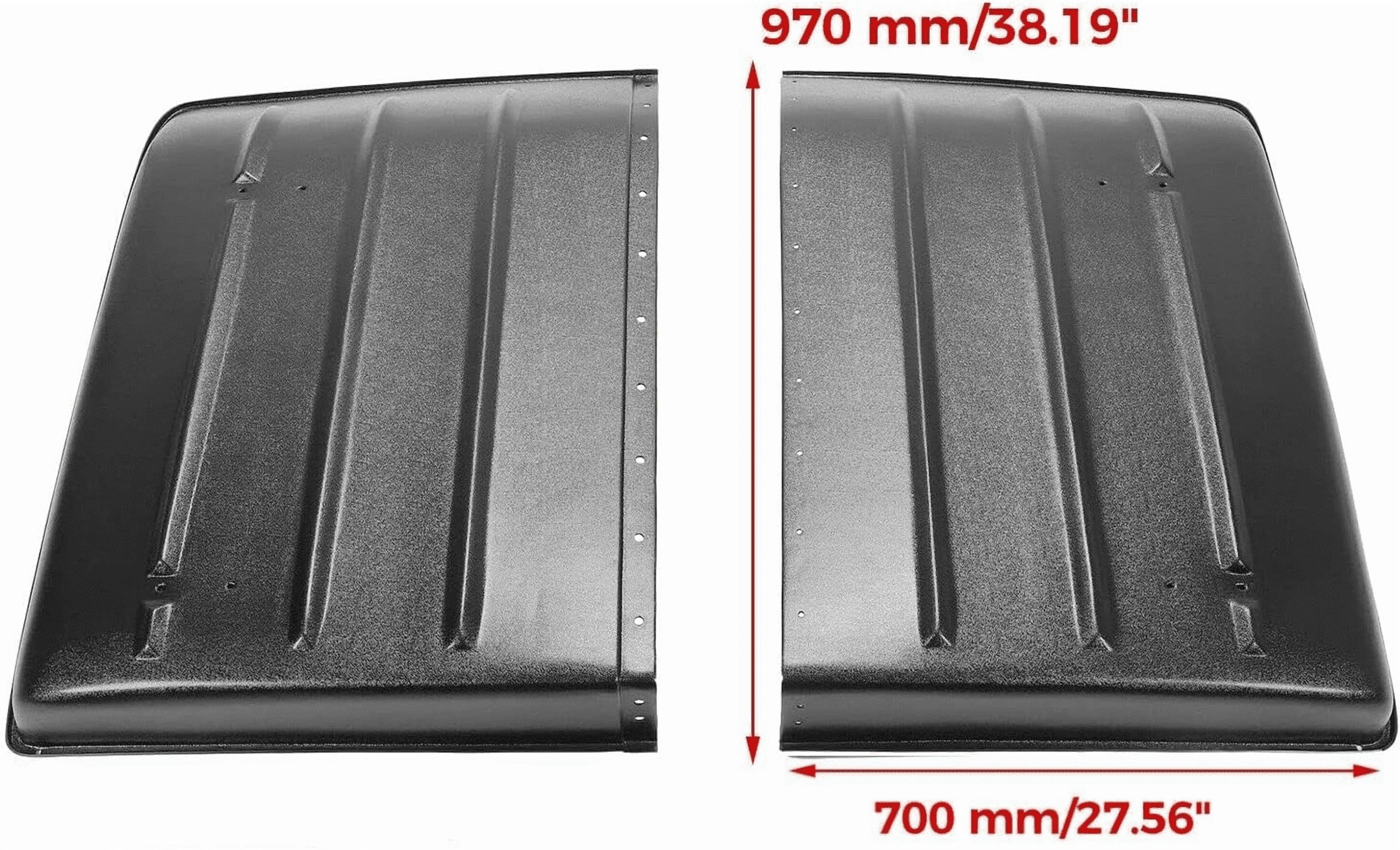 Kojem Hard Roof Top Fit for 2005-2023 Kawasaki Mule 600 610 SX 4X4 UTV Black Plastic KAF600-005B