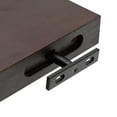 thumbnail image 4 of Set of 3 Dark Brown Wooden Floating Shelf for Nursery, Office, Bedrooms, Space Saving (15.7 x 5.5 x 1.5 In), 4 of 9