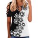thumbnail image 1 of Gibobby Camisa&nbsp;Moda Mujer Mujeres Hollow Out Short Sleeve Tops Crewneck Cold Hombro Tshirts Casual Sexy Summer camisas sueltas cómodas Tees（Negro， XXL), 1 of 5