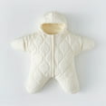 thumbnail image 5 of Girls Down Snowsuit Hooded Toddler Jacket Winter Warm Padded Coat for Baby Girls Cold Days, 5 of 8