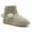 beige, variant on Kids Winter Snow Boots, Girls Boys Comfy Faux Fur Lined Short Boots Slip On Furry Outdoor Warm Ankle Boot