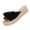 Black, variant on Platform Sandals for Women Summer Casual Espadrille Wedge Slides Slip On Open Toe Big Bow Decor Braided Jute Sole Dressy Vacation Beach Shoes