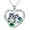 Green owl pendant, variant on Sterling Silver Owl Necklace Mother Daughter Owl Lover Bird Pendant Necklace Mother's Day Gifts for Women Grandmother Daughter Mom