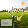 thumbnail image 4 of Labymos 16LEDs Solar Lights Round Ball Shaped Garden Stake Light Multicolor Pathway Walkway Lawn Patio, 4 of 7