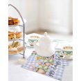 thumbnail image 4 of Easter Kitchen Dish Towels for Drying Dishes Set of 2, Watercolor Gnomes Eggs Daisy Flower Light Purple Plaid Waffle Weave Microfiber Hand Tea Bathroom Towels Quick Dry & Absorbent Towel 12x12, 4 of 7