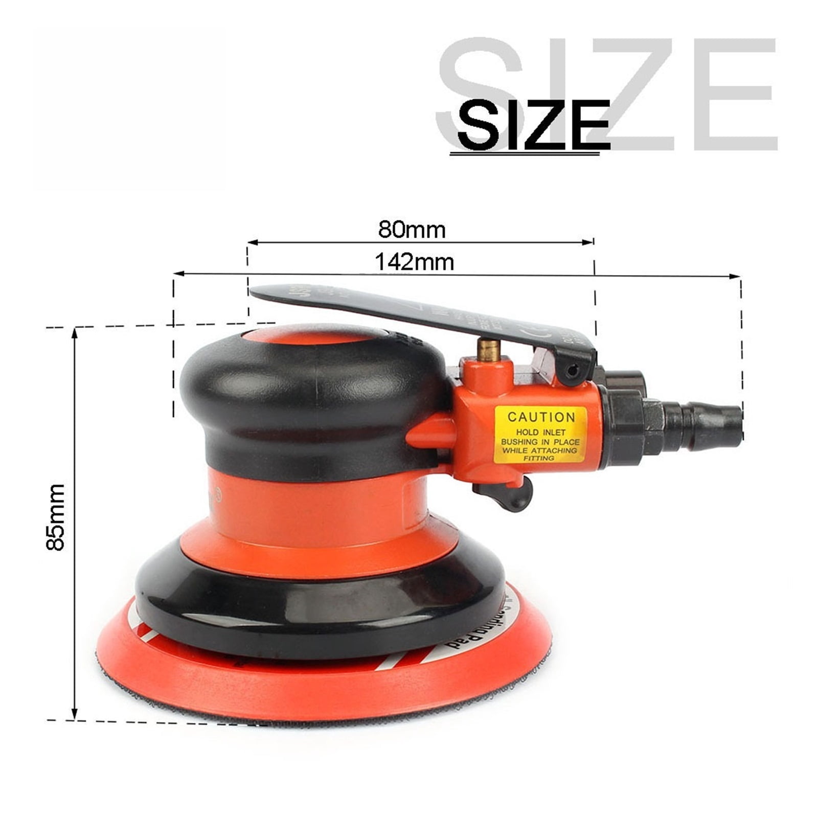 5 Inch Pneumatic Air Sander Polisher Tool 125MM Polishing Random Orbital Palm Machine Grinder For Car Paint Care Rust Removal ,Widely Use