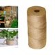 thumbnail image 1 of Cuerda de yute natural Materiales de embalaje industriales duraderos Cuerda/cuerda de yute de cuerda marrón natural resistente para aplicaciones de ar 1 mm 1312 pies Macarena cadena de paquete, 1 of 8