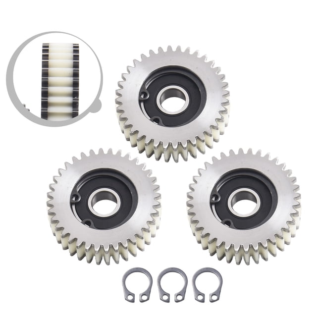 MYG pour Moteur de Vélo Électrique Bafang Engrenages Planétaires 36T Moyeu de Roue Pièces de Rechange avec Roulement 608Z Dents en Nylon Acier Inoxydable Réduction de Bruit pour Vélo Électrique (3 Pcs)