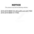 thumbnail image 2 of Transit Auto Front Rear Hub Bearings Assembly Coated Disc Brake Rotors and Semi-Metallic Pads Kit (10Pc) for Car BMW X1 X2 KBB-127039, 2 of 2