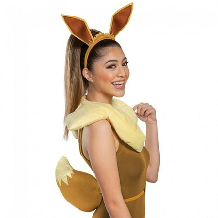 Disguise Women's Eevee Adult Costume Kit, Brown One Size