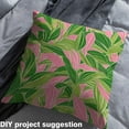 thumbnail image 2 of Feelyou Green Pink Palm Fabric by the Yard 1 Yard, Tropical Plant Sewing Fabric, Teens Adult Kids Home Decor Fabric by the Yard, Breathable Home Decor, 2 of 6