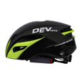 thumbnail image 1 of Casco de bicicleta para mujer y hombre, con visera desmontable y resistencia a los golpes, ajustable. Amarillo, 1 of 9