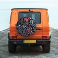 thumbnail image 4 of Haiem Spare Tire Cover , Wheel Cover with Paisley printed, Camper Spare Tire Cover Fit for Jeep Wrangler Rv SUV Truck Travel Trailer-17 inch, 4 of 8