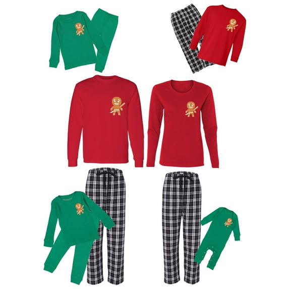 Awkward Styles Christmas Pajamas Set for Family Funny Gingerbread Matching Sleepwear Boys Christmas Pajamas for Women Kids Girls Christmas Pajamas for Men
