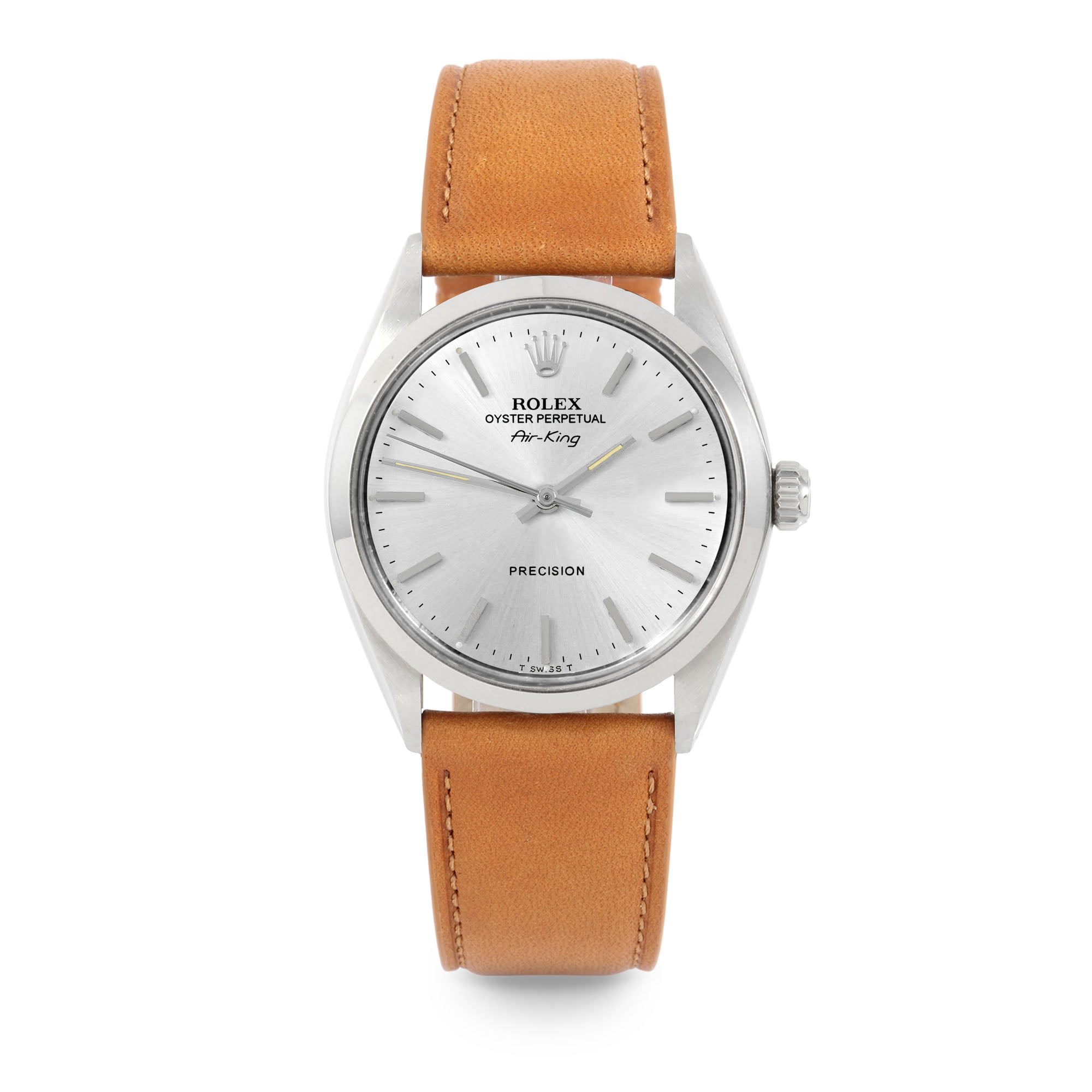 Pre Owned Rolex Airking 5500 w/ Silver 