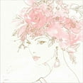 thumbnail image 2 of Great Art Now Floral Figures II Pink Gold Sq by Anne Tavoletti, Canvas Wall Art, 12W x 12H, 2 of 2