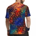 thumbnail image 3 of T Shirt For Men Psychedelic Splatter Running T-Shirt Colorful Rainbow Hip Hop T-Shirts Men Vintage T, 3 of 7