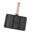 thumbnail image 1 of Grill Pans, Maifan Stone Coating Aluminum Non Stick Multifunctional 4 Section Breakfast Pan, 1 of 8