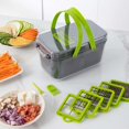 thumbnail image 4 of Panier Passoire 13 en 1 Coupe-Frites Trancheuse Multifonctionnelle pour Aliments Citron, 4 of 8