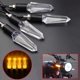 thumbnail image 1 of 2pcs LED Motorcycle Transparent Turn Signal Indicator Light For Bajaj Yamaha TVS, 1 of 4