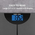 thumbnail image 4 of Health o meter LCD Carbon Fiber Digital Body Weight Scale, 400lb Capacity, 4 of 9