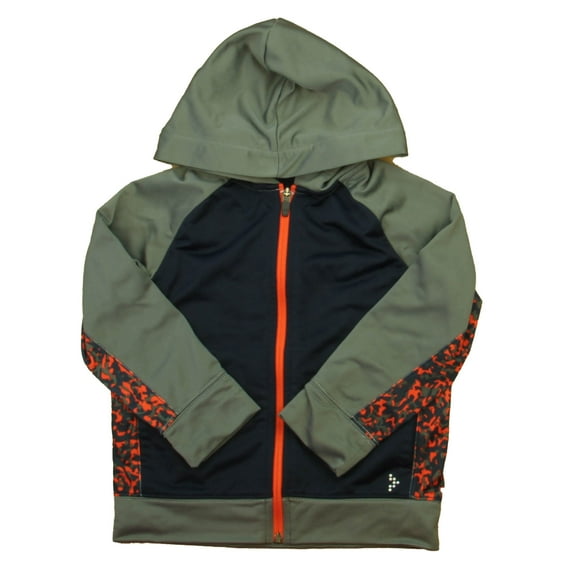 Pre-Owned Gymboree Girls Gray | Navy Hoodie size: 2-3T (Good)