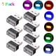 thumbnail image 1 of Luces LED USB para interior de coche, kit de iluminación ambiental interior con enchufe de 5 V para ordenador, salidas USB, luces nocturnas USB adicionales, 7 C, 1 of 5