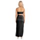 thumbnail image 5 of VISgogo, vestido de tubo informal para mujer, vestido largo a la moda de Color sólido con hombros descubiertos y abertura delgada VISgogo  moda, 5 of 6