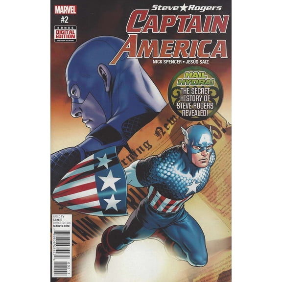 Captain America: Steve Rogers #2 VF ; Marvel Comic Book
