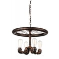 thumbnail image 1 of 4 Light Up Chandelier with Blackened Copper finish, 1 of 2