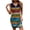 Multicolor womens dresses, variant on Wycnly Womens Dresses Beach Plus Size Fashion Button up Wrap Tank Mini Sundress Summer Striped Print V-Neck Sleeveless Formal Short Dress Blue XXL