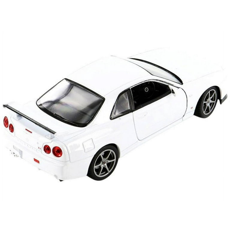 Nissan Skyline GT-R R34 White Welly WEL24108W.WHITE