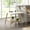 Off-White+Natural + Wood+4, variant on DIANJIE Two Tone Off White Pecan Wood Coffee Table 48 Inch Solid Wood Frame MDF Top With Lower Storage Shelf For Living Room Easy Assembly