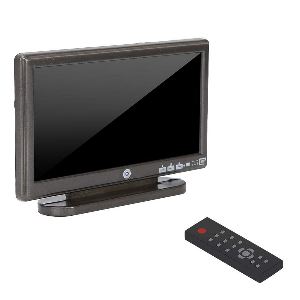 OTVIAP Dollhouse Television ,112 Miniature TV Television with Remote