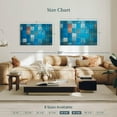 thumbnail image 4 of Elephant Stock Blue Cargo Containers Wall Art - Horizontal Canvas Wall Art - Living Room Wall Decor - Abstract Canvas - Teal And Turquoise Decor - 45" x 30", 4 of 8