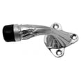 thumbnail image 4 of Renovators Supply Floor Mount Door Bumper Chrome-Plated Brass Romanesque, 4 of 6