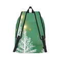 thumbnail image 2 of Yiaed Christmas Green Print Backpack, Premium Laptop Backpack, Travel Backpack for Women, Lightweight Backpacks, Comfortable Back Pack-Medium, 2 of 7