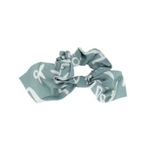 Unique Bargains 1 Pc Tie Triangle Letter Ribbon Scrunchies for Home Lake Blue White