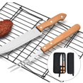 thumbnail image 4 of BBQ Tools Set Outdoor Barbecue Accessories Barbecue Utensil Tool for Men Dad 2PCS, 4 of 8