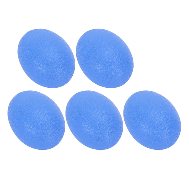 Pelota de agarre de mano, 5 piezas, forma ovalada, pelota de agarre elástica para rehabilitación, pelota de ejercicio de muñeca, rendimiento comprobado