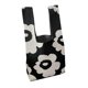 thumbnail image 2 of Bolso de punto Bolso de hombro Monedero Bolsa de comestibles Bolsa Reutilizable Lavable Bolso de mano Bolso de compras para el trabajo diario al aire Negro Sunnimix bolso de mano de punto, 2 of 8