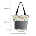 thumbnail image 3 of Pofeuu Garden Of Little Bunnies Print Women Fashion Shoulder Handbags Top Handle Satchel Bags Tote Shoulder Shopping Bag Stylish Canvas Tote Bag, 3 of 6