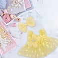 thumbnail image 4 of Conjunto de dos piezas con falda con tirantes y lazo, diseñado específicamente para muñecas, que te ofrece inspiración ilimitada para combinar., 4 of 4