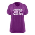 thumbnail image 4 of Camisetas de Verano de las Mujeres de Manga Corta con Cuello en V de Gran Tamaño Camiseta Deportiva Sólida, Base Cómoda Casual, 4 of 4