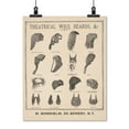 thumbnail image 2 of Print: Theatrical Wigs, Beards, &c. M. Shindhelm, 100 Bowery, New York /, 2 of 4