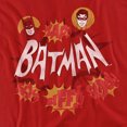 thumbnail image 2 of Batman Classic Tv Sound Effects Women's T Shirt, Red, X-Large, 2 of 6