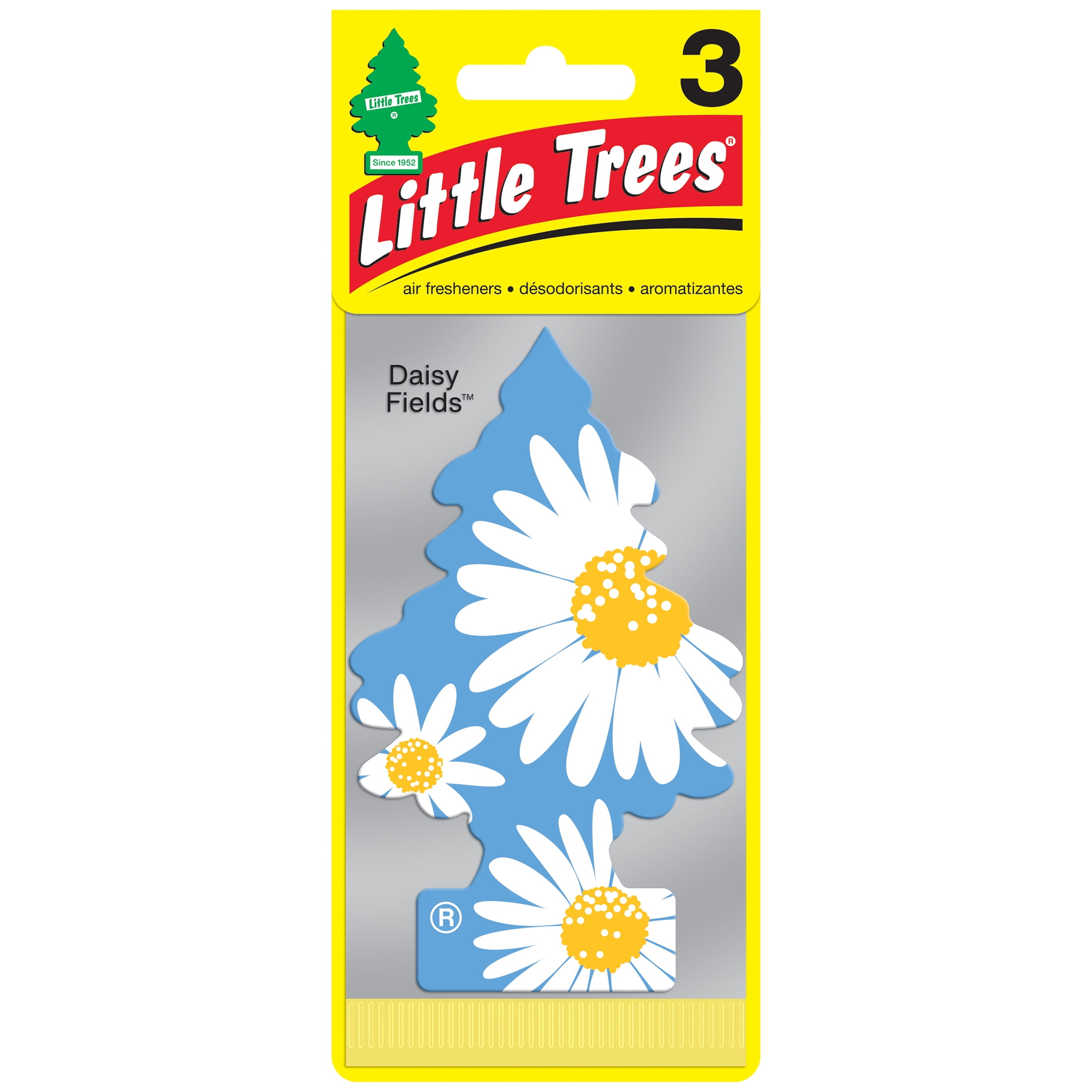 Little Trees Air Fresheners Daisy Fields Fragrance, 3 Pack