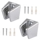 thumbnail image 1 of Bewildely Soporte de ducha de mano plateado de 2 piezas soportes de cabezal de ducha duraderos y antiarañazos de amplia aplicación Accesorios de baño, 1 of 6