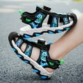 thumbnail image 6 of WUXIAN Boys Sandals Closed Toe Outdoor Hiking Sandal Lightweight Athletic Adjustable Straps Sport Sandals, Sky Blue, 6 of 8